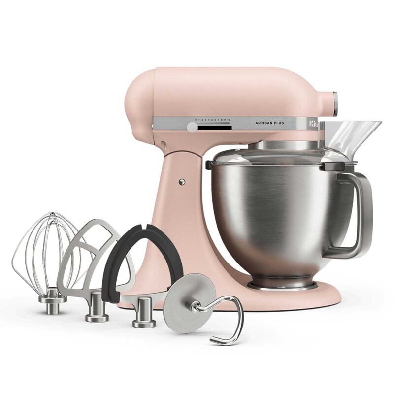 KitchenAid KSM50 Artisan Plus Mixer - Feather Pink image number 2